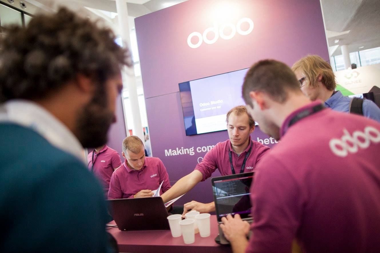 Odoo • A picture with a caption