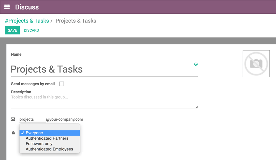 Odoo - Sample 1 for three columns