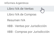 Trang tổng quan báo cáo dành cho Argentina