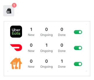 Uber Eats, DoorDash and Deliveroo orders flowing into Odoo
