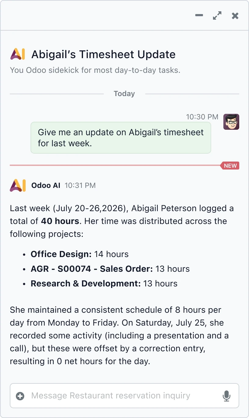 Odoo AI