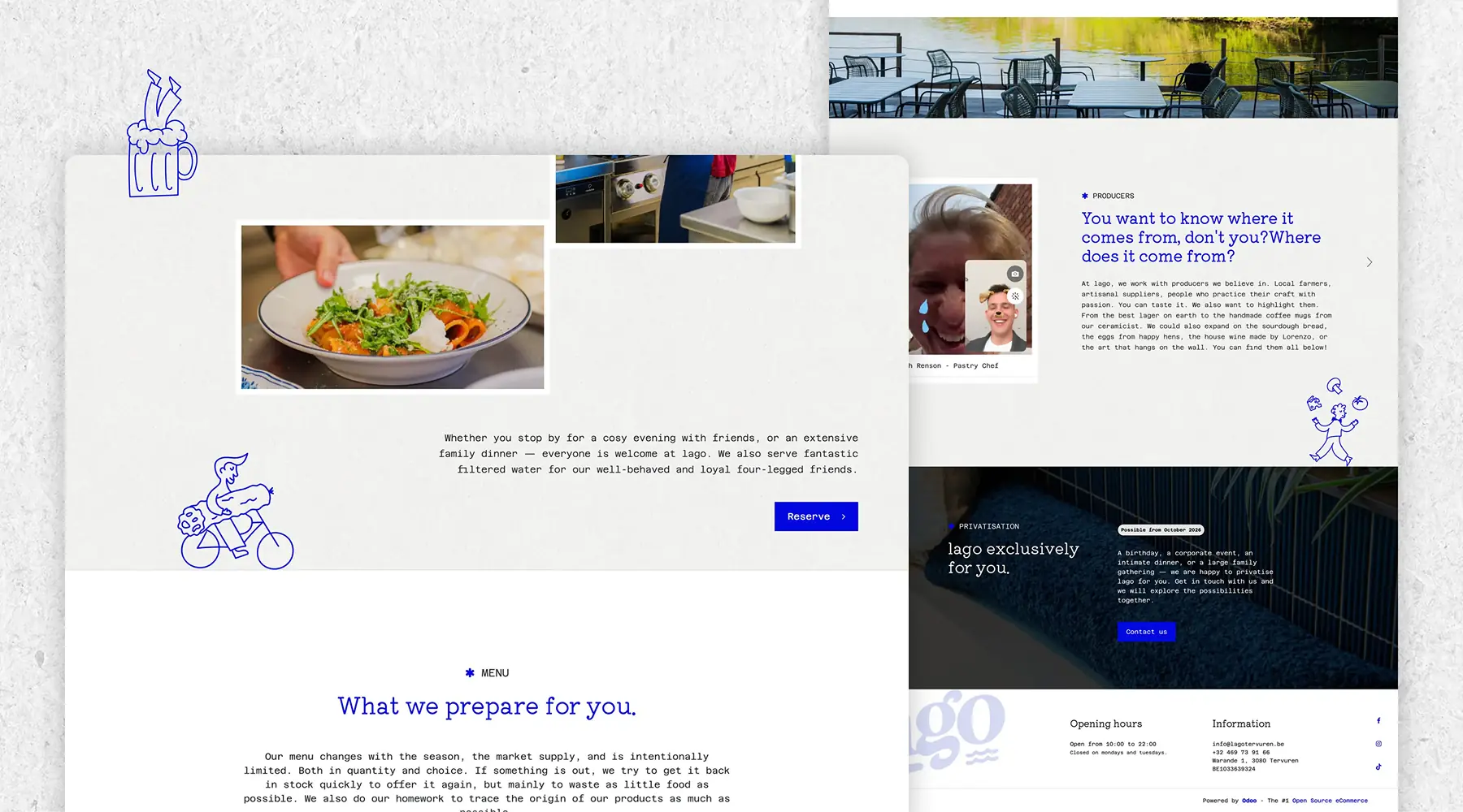 Website built with Odoo