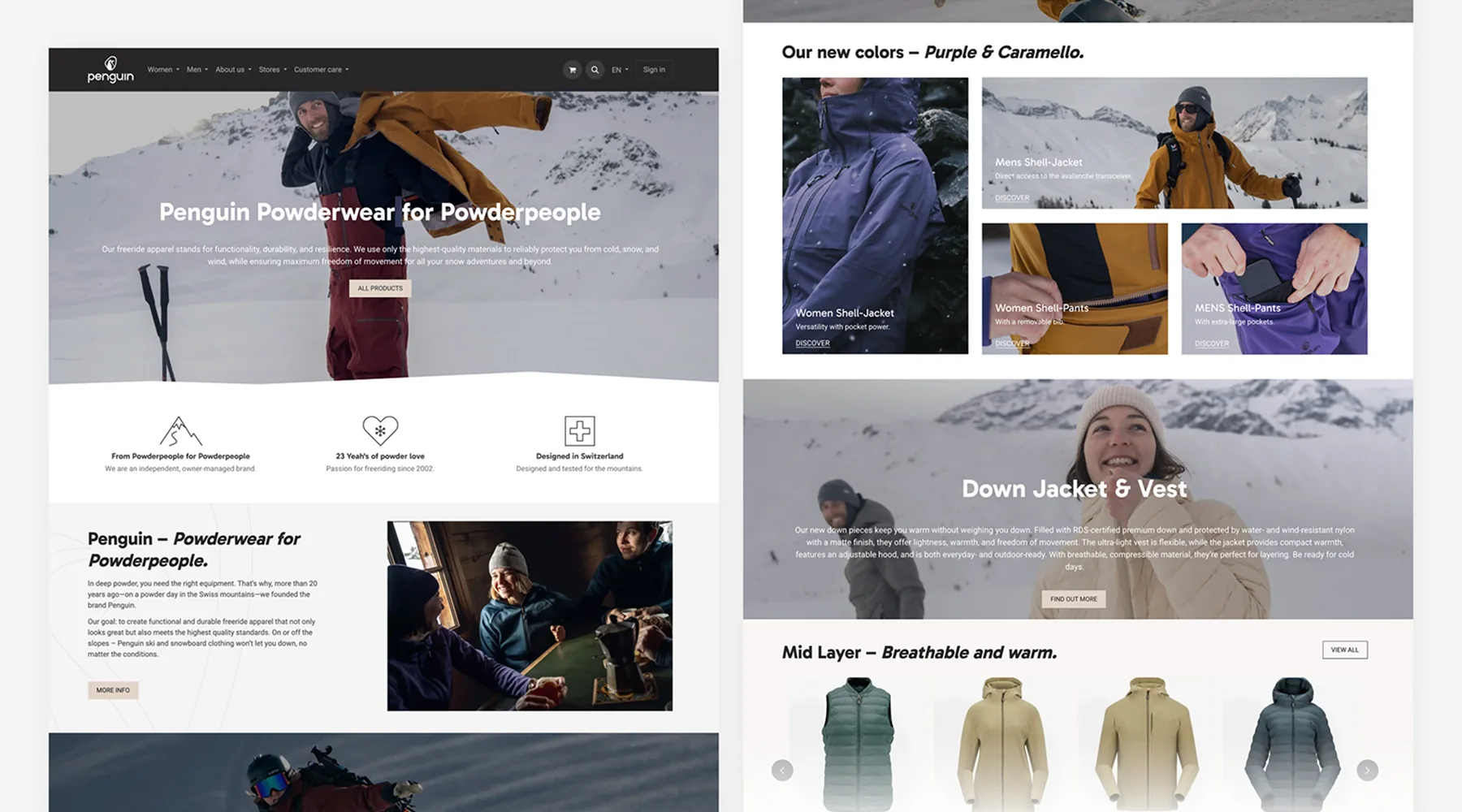 Website built with Odoo
