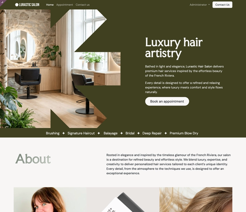 Website built with Odoo