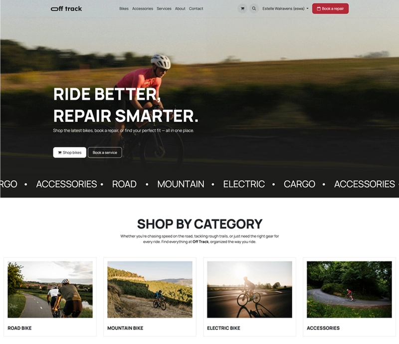 Website built with Odoo