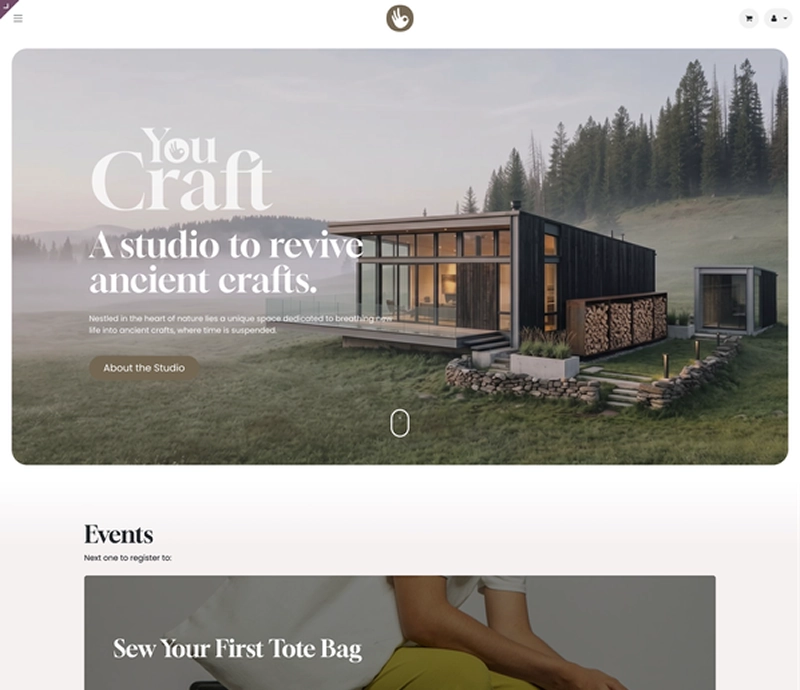 Website built with Odoo