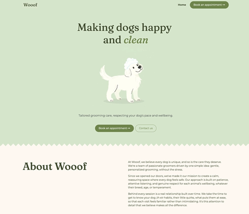 Website built with Odoo