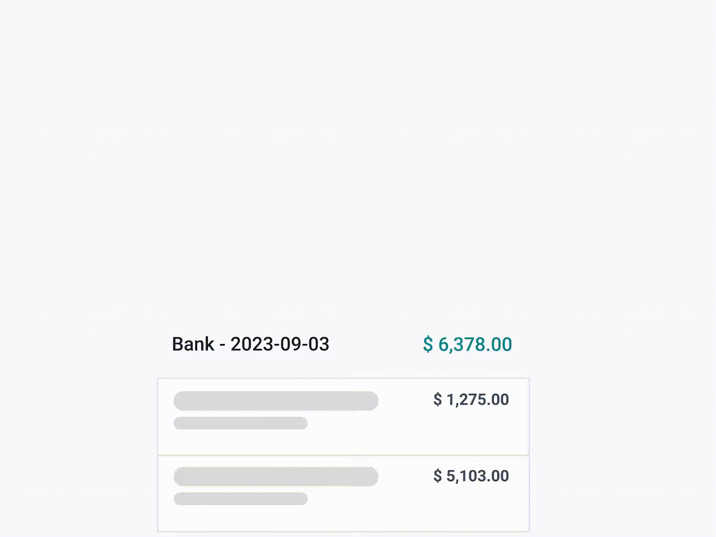 odoo bank reconciliation