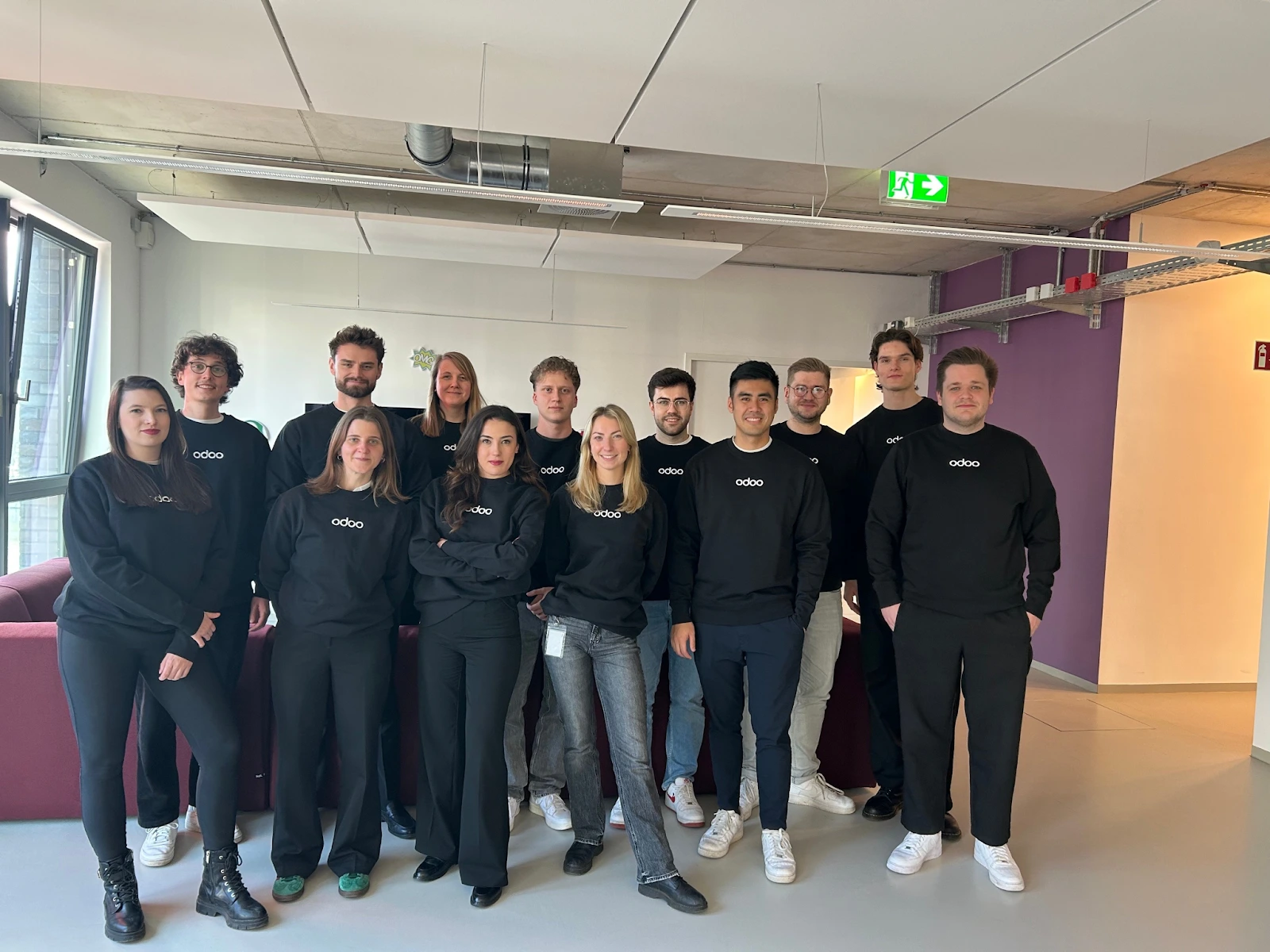 Group of March New Hires in the Berlin Odoo Office