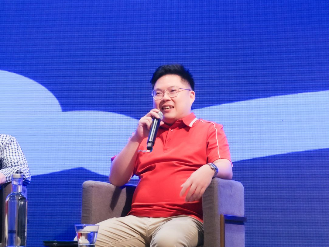 Benedict at the Odoo Business Show Singapore 2026.