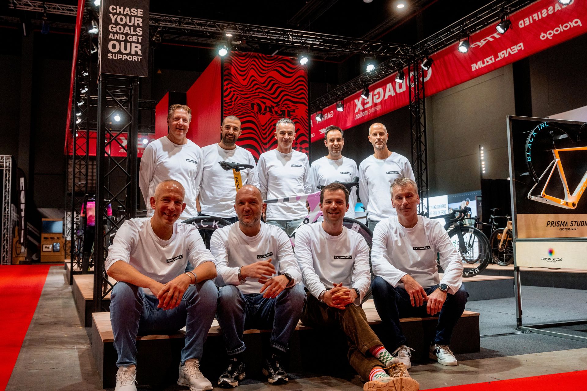 The team of Codagex at a tradeshow