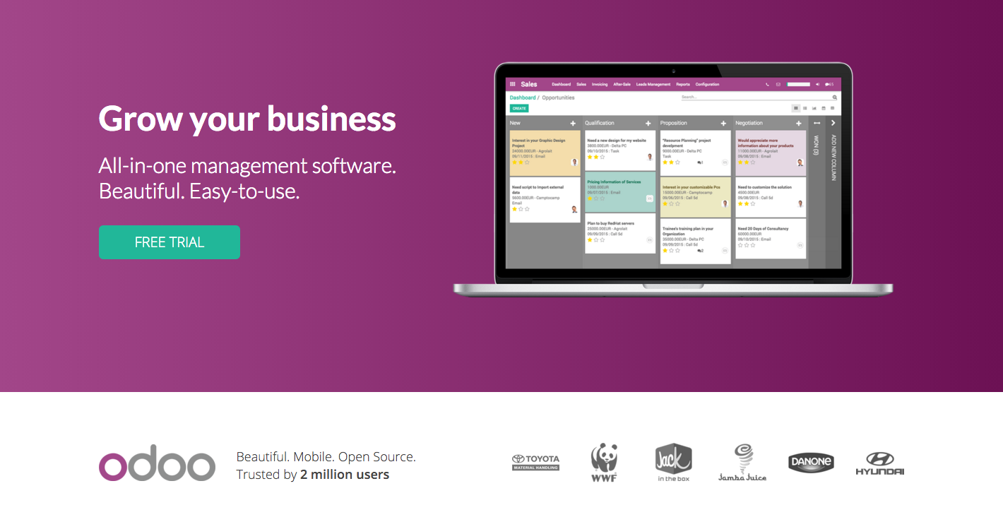 Odoo CMS - a big picture