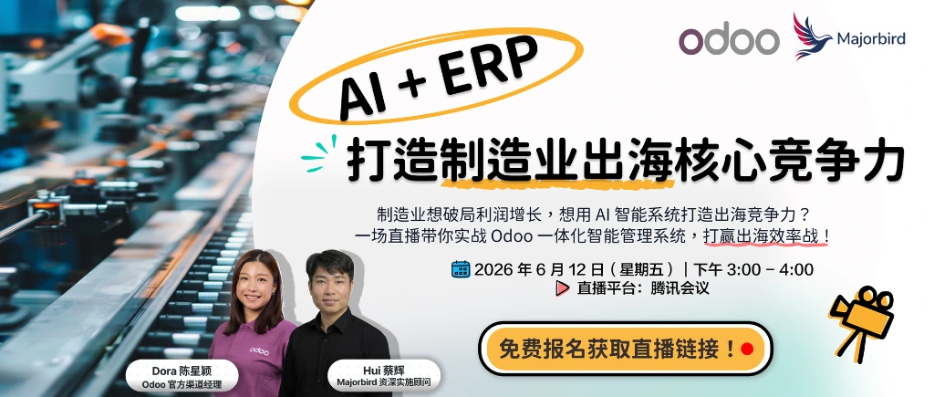 Odoo 企业数字化必修课