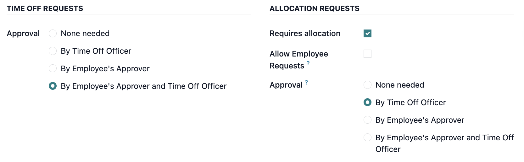 Odoo Payroll supports multi-layered access rights