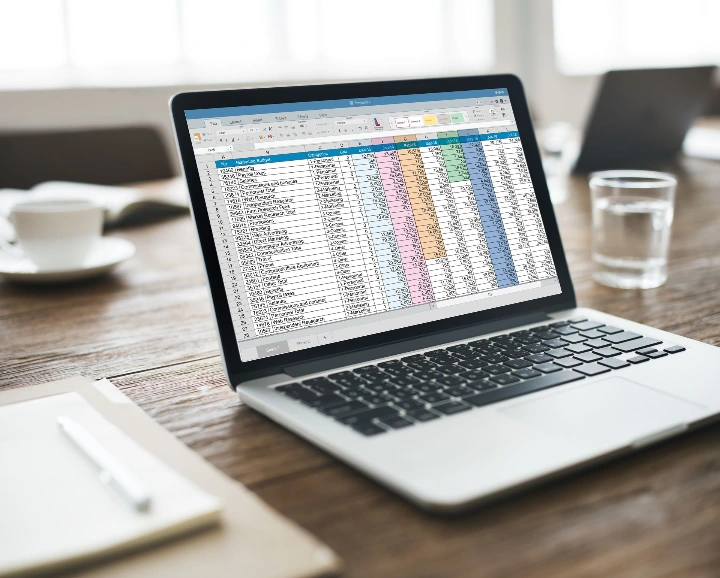 Reporte contable en computadora