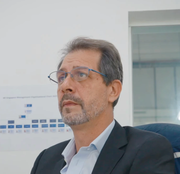 Max Meschini,  Deputy Managing Director of Meridionale Impianti Singapore (MISG)