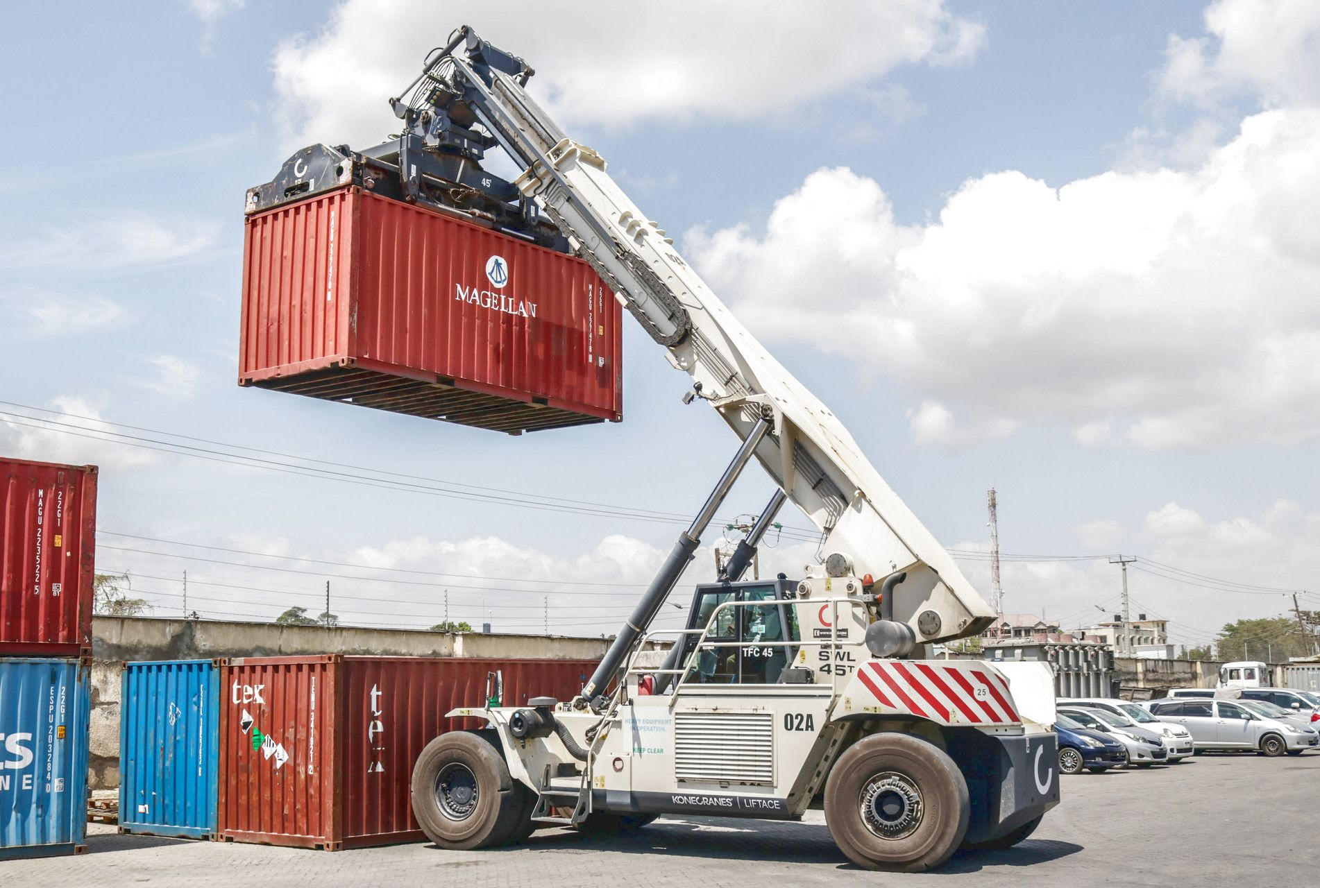Transfreight Logistics Limited moving a container