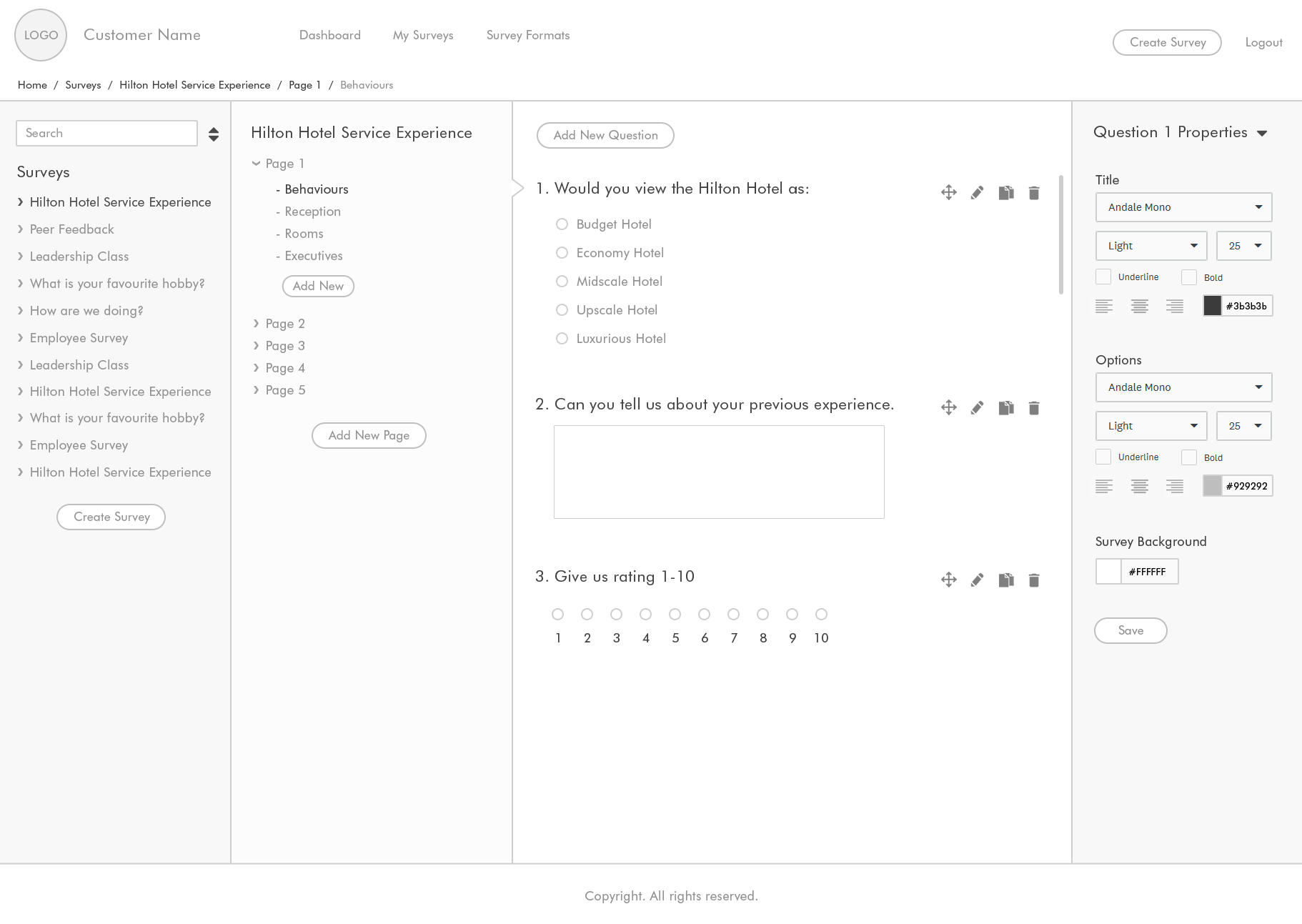 Odoo  Design Your Surveys