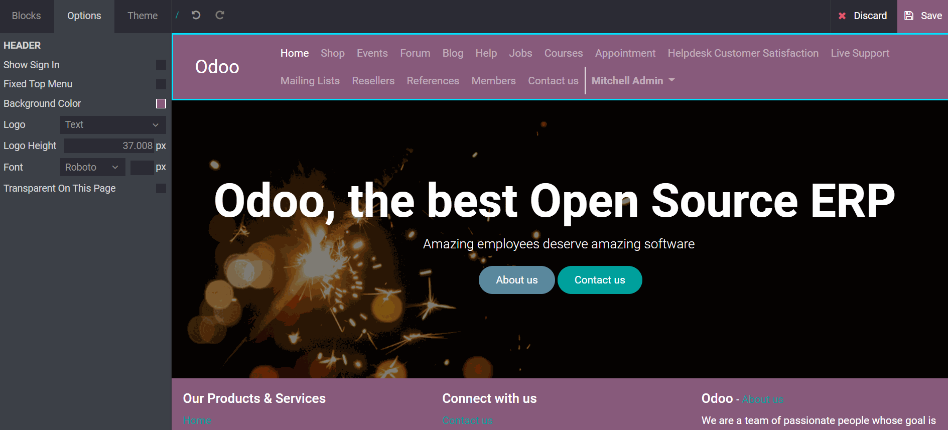 odoo cms