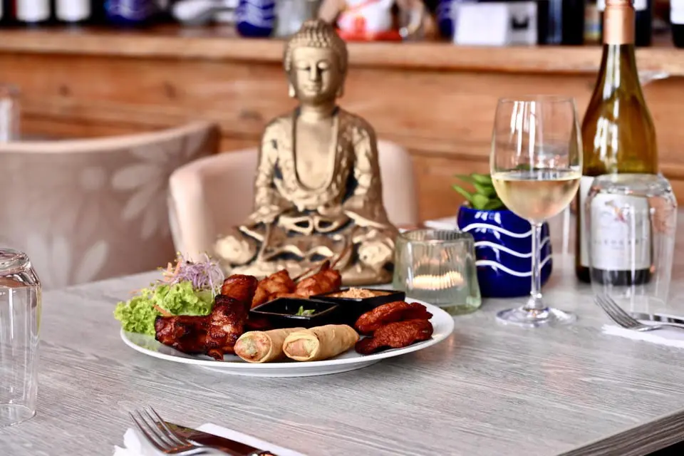Thai food prepared in NaNoi Restaurant