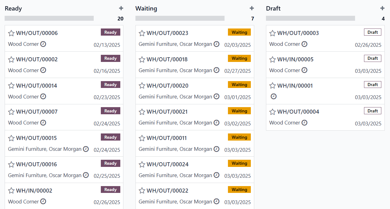 odoo inventory in kanban view