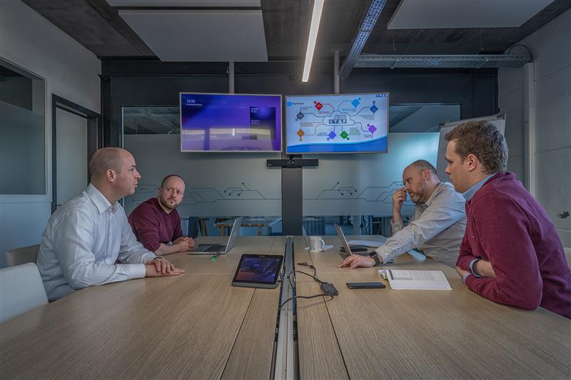 ITAF's team in a meeting