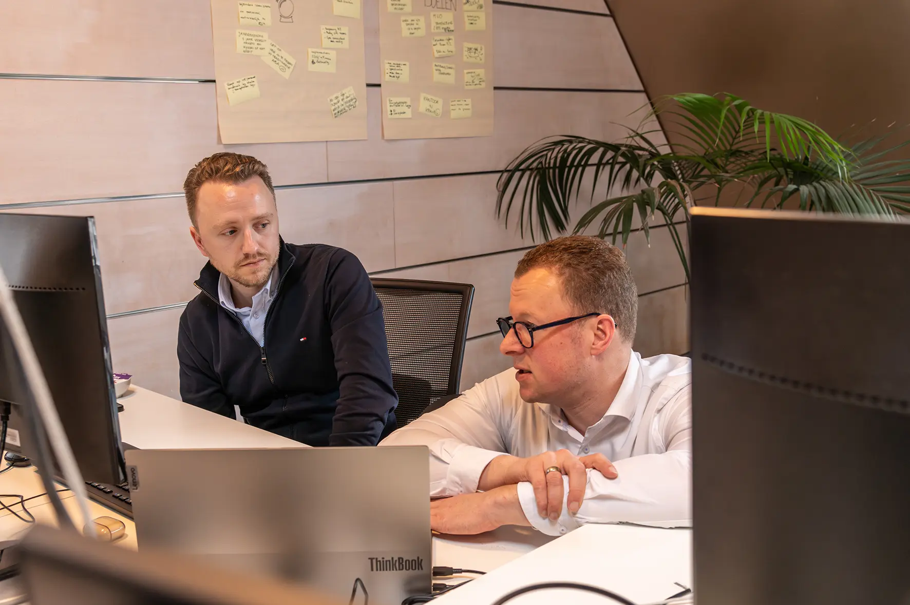Employees of 4you accountancy talking