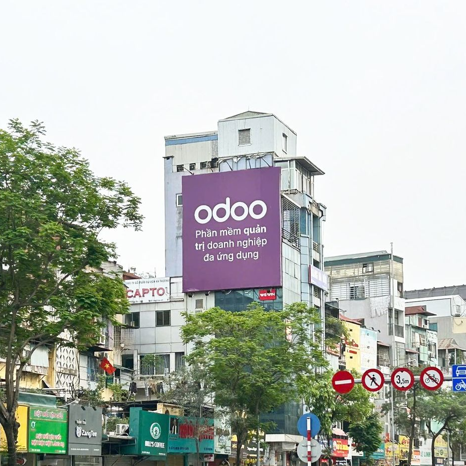 Odoo billboard in Vietnam