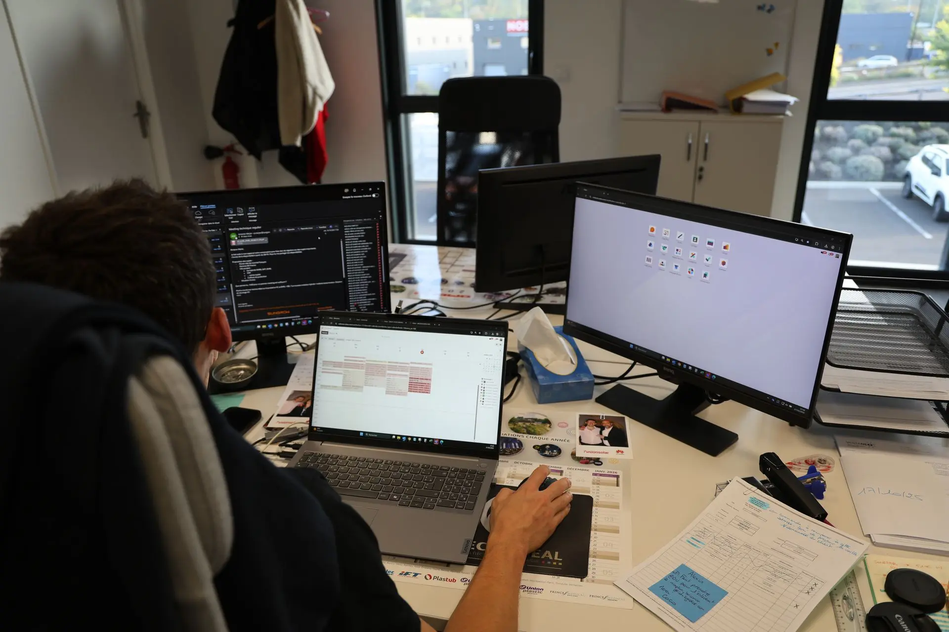 Voltaneo's team using Odoo