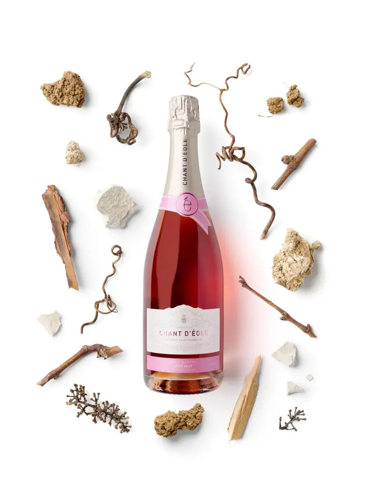 Brut Rosé from the Domaine du Chant d'Éole