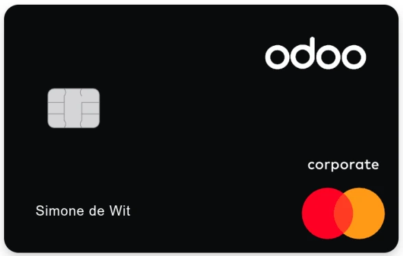 Expense card of Odoo and Mastercard