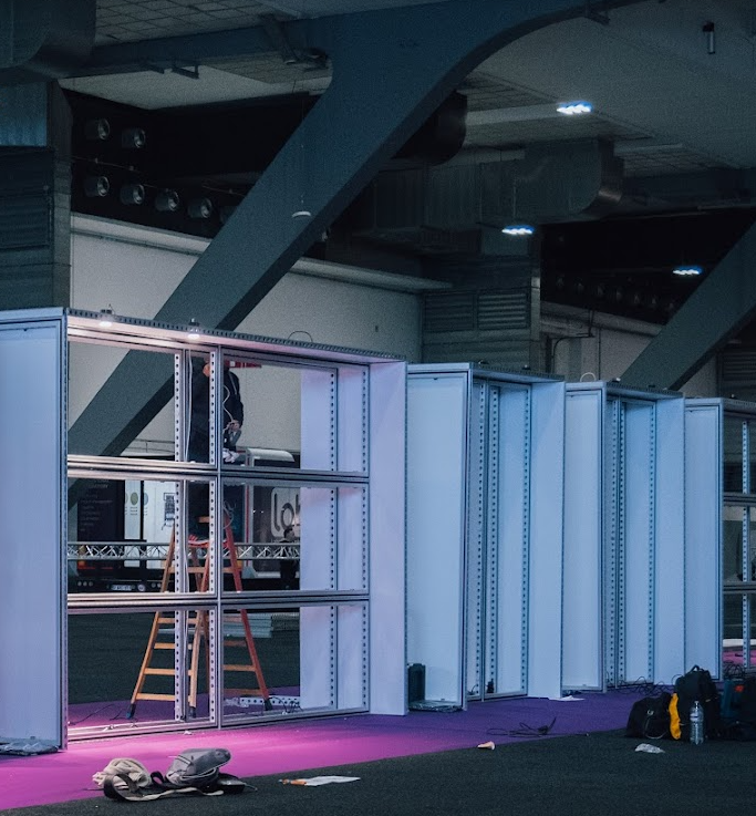 Bare Booth Area