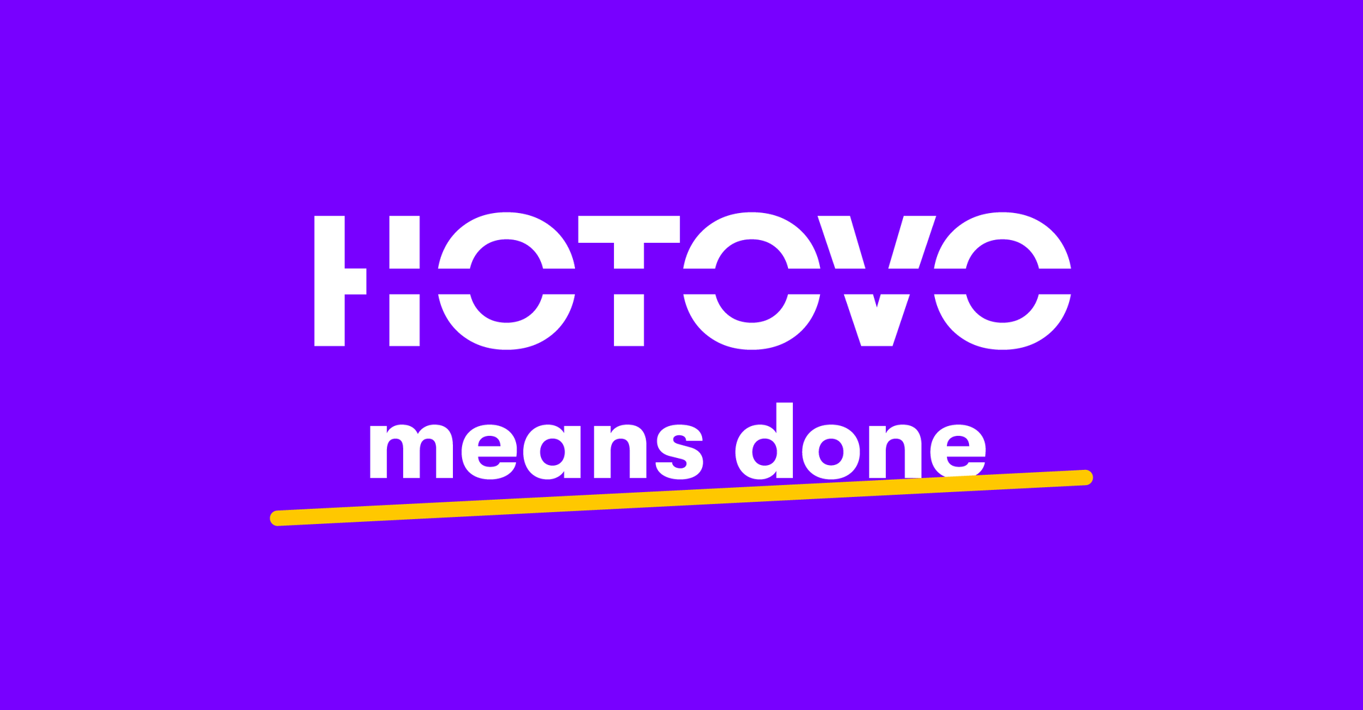 Hotovo