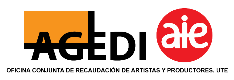 AGEDI-AIE OFICINA CONJUNTA DE RECAUDACION DE ARTISTAS Y PRODUCTORES UTE
