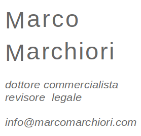 Consulenza Funzionale, Marco Marchiori