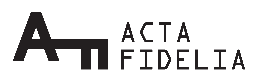 Acta Fidelia Limited