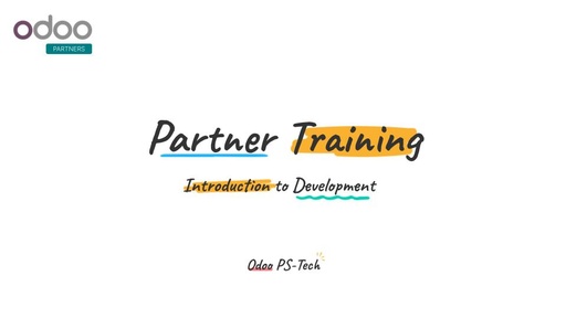 Partner Technical Training - Introduction to Development